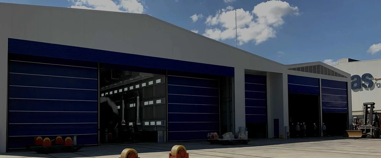 uçak hangar kapıları